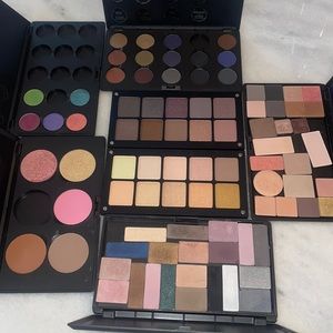 INGLOT, MAC, stila, and tarte eyeshadows sets and depanned singles